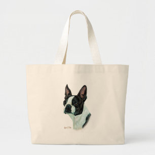 Boston Terrier Jumbo Stoffbeutel
