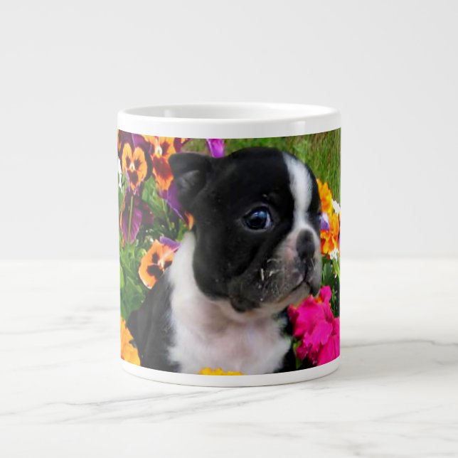 Boston-Terrier Jumbo-Tasse (Vorderseite)