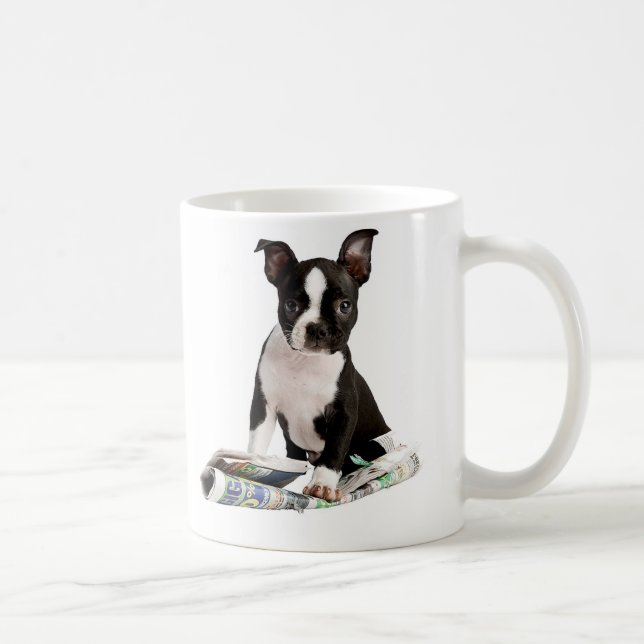 BOSTON TERRIER KAFFEETASSE (Rechts)