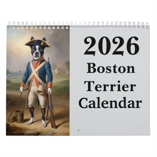 Boston Terrier Kalender (Titelbild)