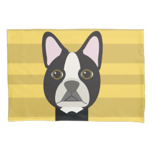 Boston Terrier Kissenbezug