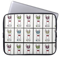 Boston Terrier Laptop Sleeve