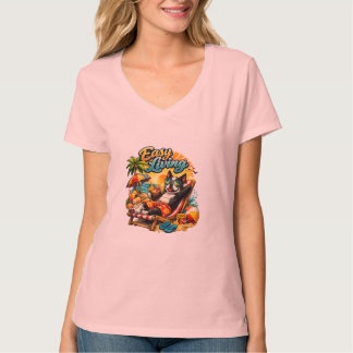 Boston Terrier Leben Einfaches Leben T-Shirt