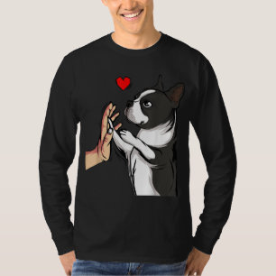 Boston Terrier Liebe Bostie Dog Mama Funny Girls T-Shirt