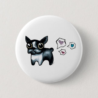 Boston-Terrier-Liebe Button