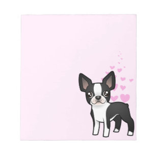 Boston-Terrier-Liebe Notizblock