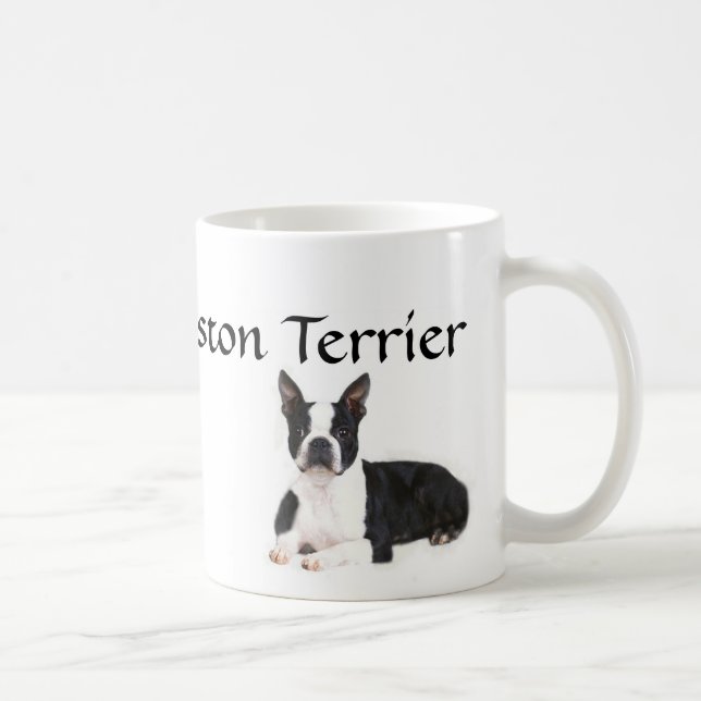 Boston-Terrier-Liebe-Tasse Kaffeetasse (Rechts)
