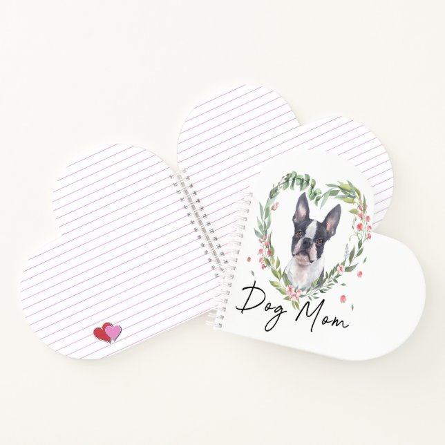 Boston Terrier Lover School Planner Cute Carnet (Intérieur)