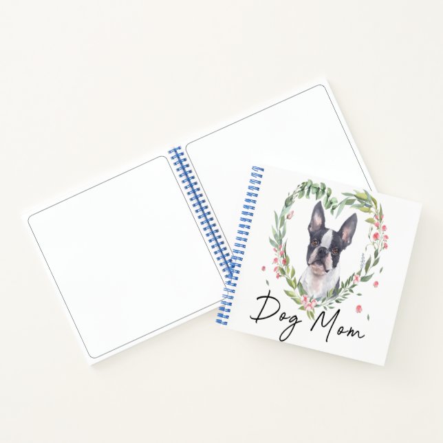 Boston Terrier Lover School Planner Cute Carnet (Intérieur)