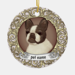 Boston Terrier Loving Memory Ornament