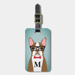 Boston Terrier Luggage Tags Gepäckanhänger