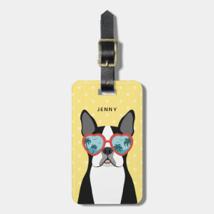 Boston Terrier Luggage Tags Gepäckanhänger