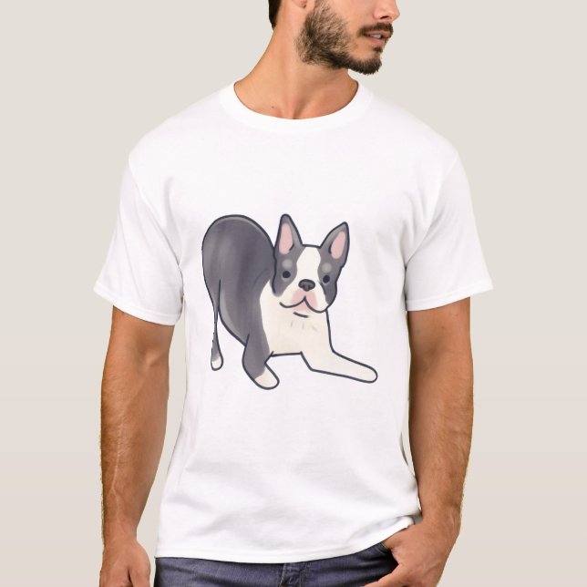 Boston Terrier Magic T-Shirt (Vorderseite)
