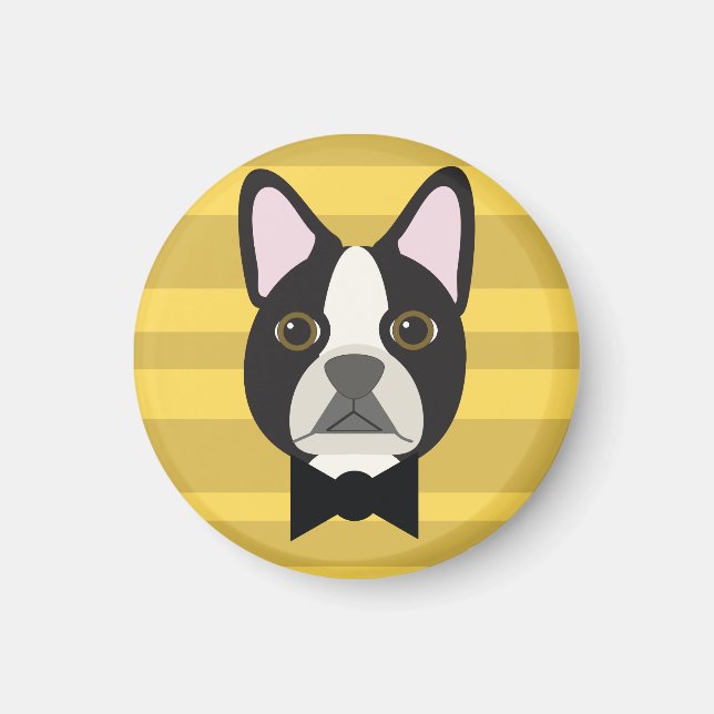 Boston Terrier Magnet (Vorne)