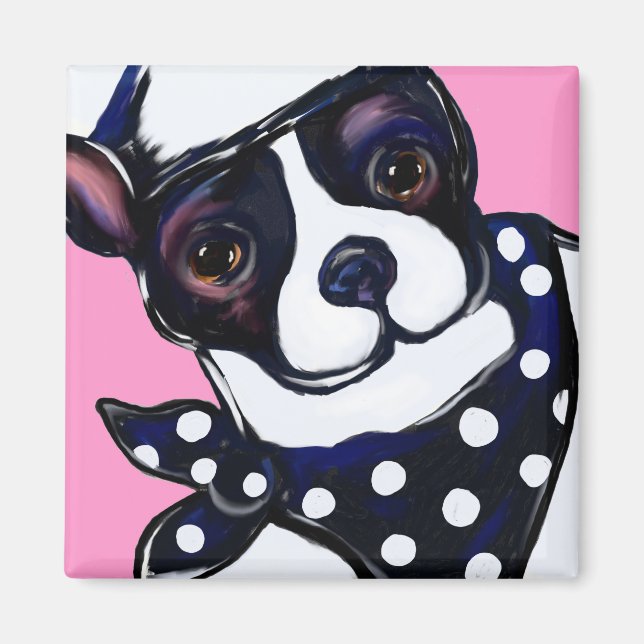 BOSTON TERRIER MAGNET (Vorne)