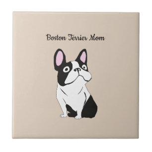 Boston-Terrier-Mama Fliese