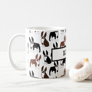 Boston Terrier Mama oder Vater Name Kaffeebezeichn Kaffeetasse