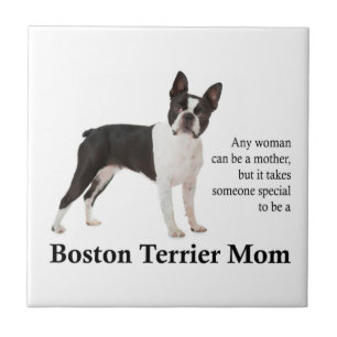 Boston Terrier Mama Tile Fliese