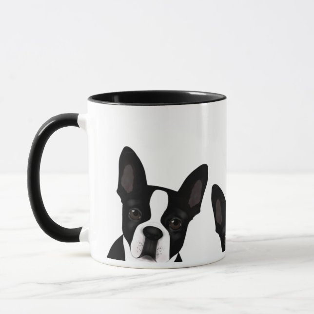 Boston Terrier Mug (Gauche)