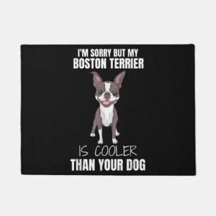 Boston Terrier Mutti, Boston Terrier Papa, Hundeli Fußmatte