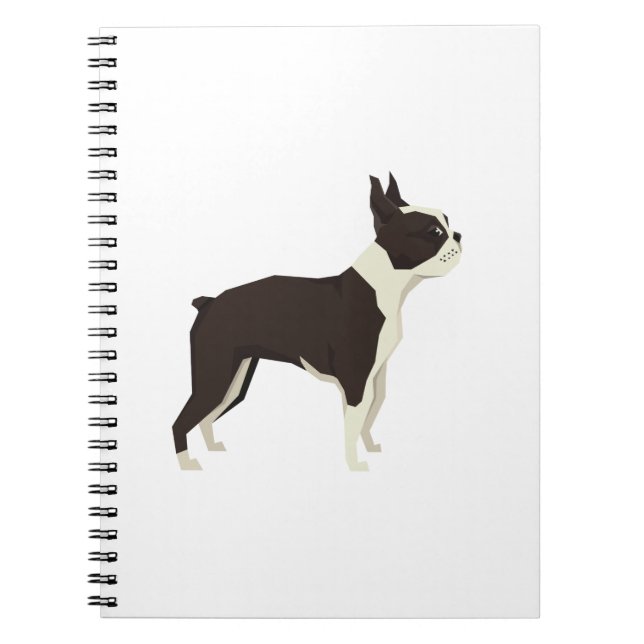 Boston Terrier Notizblock (Vorderseite)