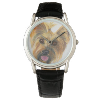 Boston Terrier Original Art Armbanduhr