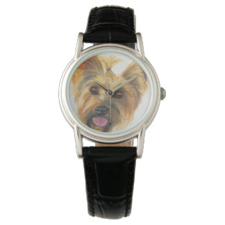 Boston Terrier Original Art Armbanduhr