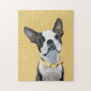 Boston Terrier Painting - Niedliche Original Dog A