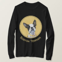 Boston Terrier Painting - Niedliche Original Hund 