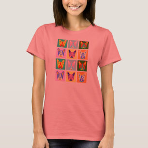 Boston-Terrier-Pop-Kunst T-Shirt