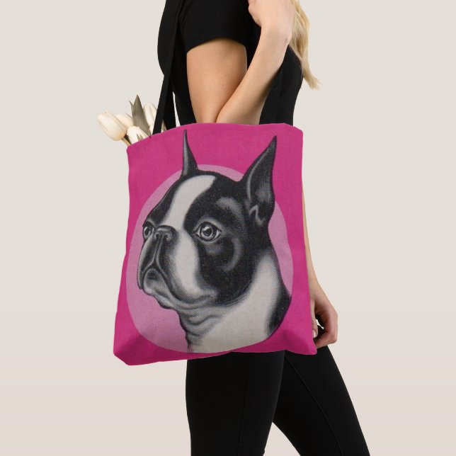 Boston Terrier Print Tasche (Von Nahem)