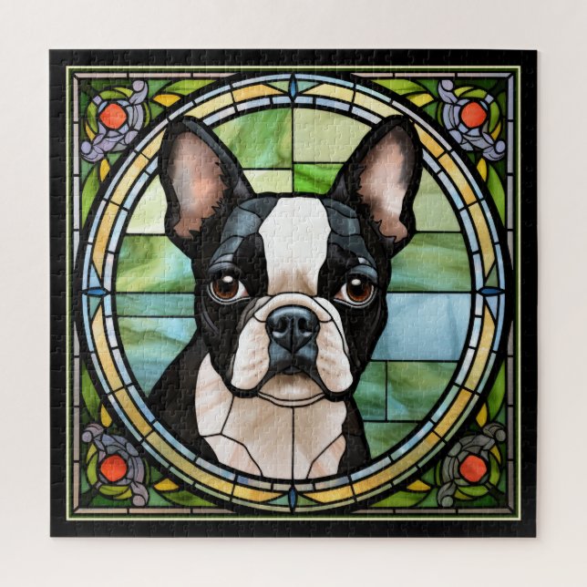 Boston Terrier Puzzle (Vertikal)