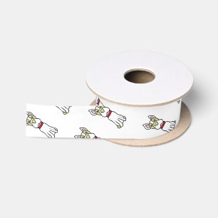 Boston Terrier Satinband