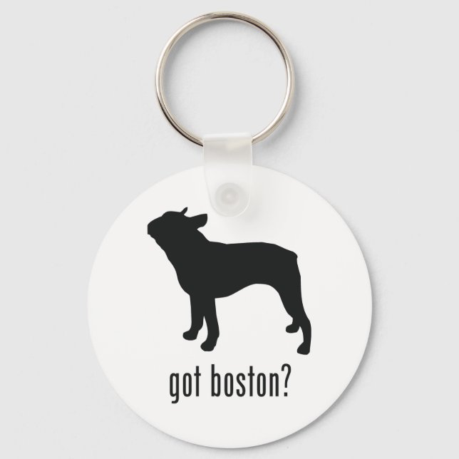 Boston Terrier Schlüsselanhänger (Vorderseite)