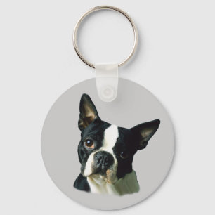 Boston-Terrier-Schlüsselanhänger Schlüsselanhänger