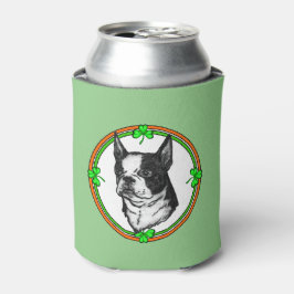Boston Terrier St. Patricks Day Dosenkühler
