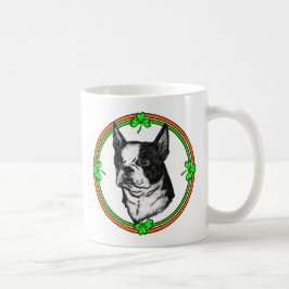 Boston Terrier St Patrick's Day Kaffeetasse