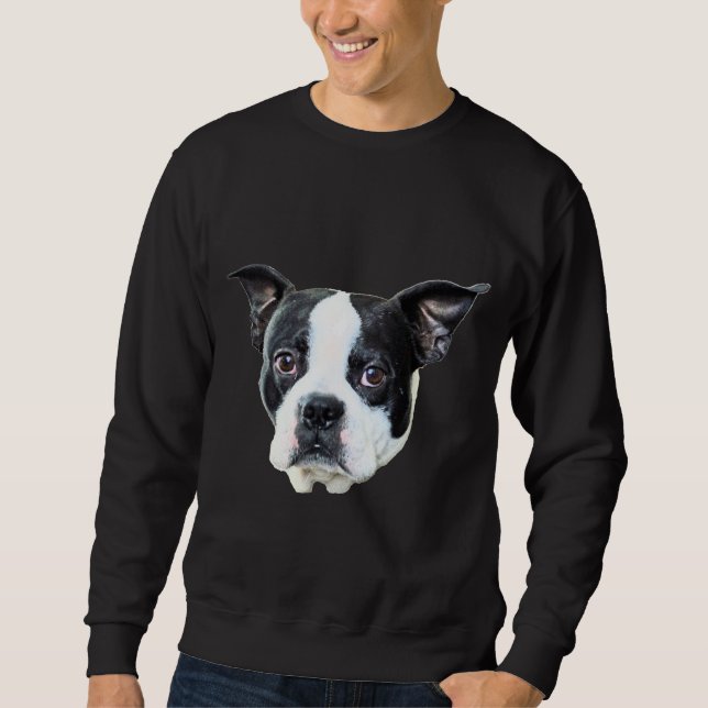 Boston Terrier Sweatshirt (Vorderseite)