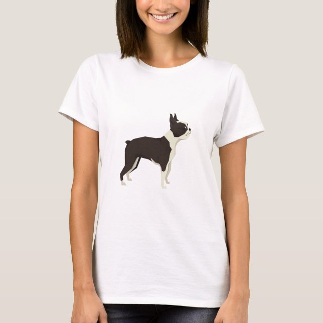Boston Terrier T-Shirt (Vorderseite)