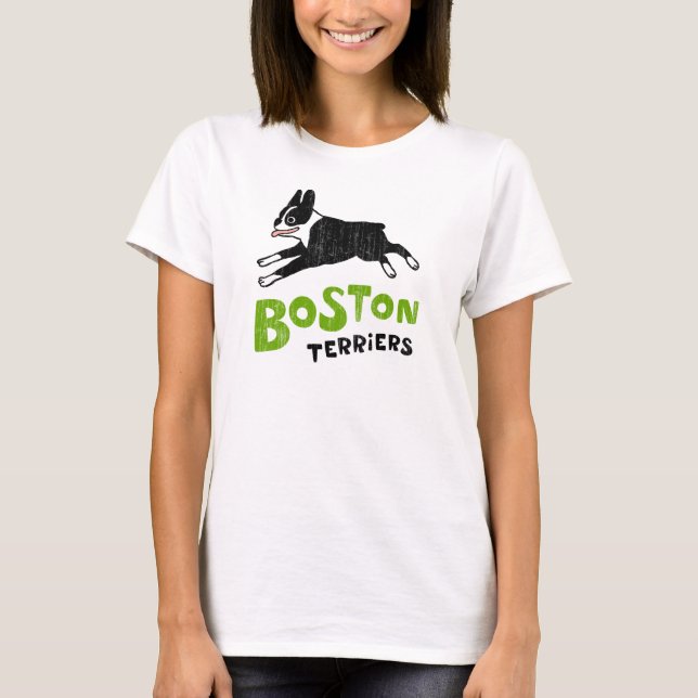 Boston-Terrier T-Shirt (Vorderseite)