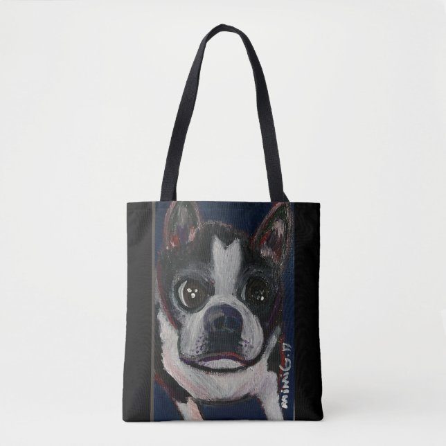 Boston-Terrier-Taschen-Tasche (kundengerecht) Tasche (Vorderseite)