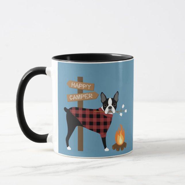 Boston Terrier Tasse (Links)