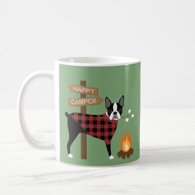 Boston Terrier Tasse (Links)