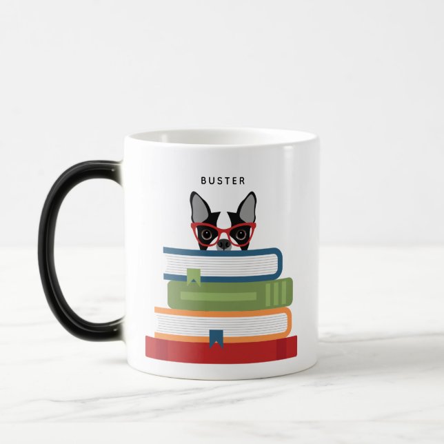 Boston Terrier Tasse (Links)