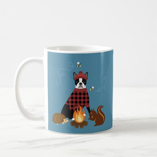 Boston Terrier Tasse (Links)