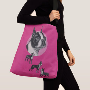 Boston-Terrier Tragetaschen Mit Langen Trägern