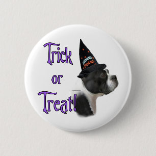 Boston Terrier Trick Button