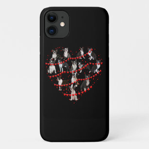Boston Terrier Valentine's Day Red Heart Case-Mate iPhone Hülle