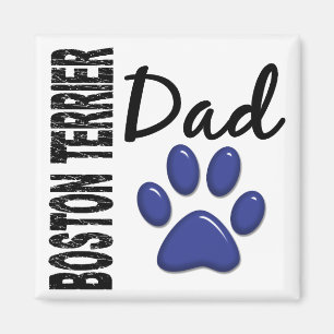Boston Terrier Vater 2 Magnet