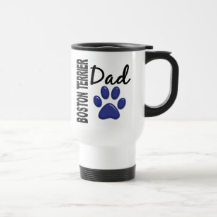 Boston-Terrier-Vater 2 Reisebecher